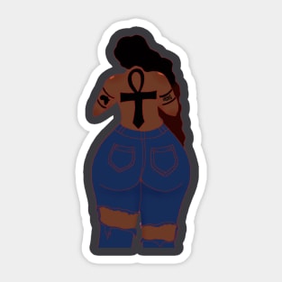 Egyptian Baddie Sticker